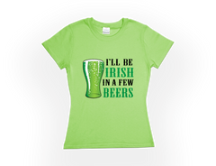 WOMENS ST. PADDY'S DAY TEES - XTRA SIZES