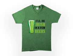 MENS ST. PADDY'S DAY CREW NECK TEES - XTRA SIZES