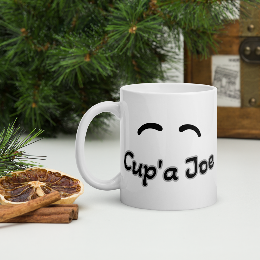 Cup'a Joes - White Glossy Mug